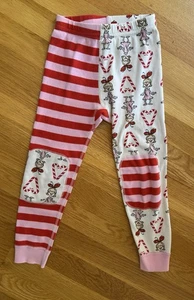Hanna Andersson 100- 4 Long John Pajama Bottoms only Dr Seuss Lucy Lu - Picture 1 of 3