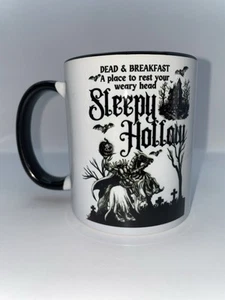 11oz Mug Sleepy Hollow Headless Horseman Dead & Breakfast Gifts Horror Halloween - Picture 1 of 5