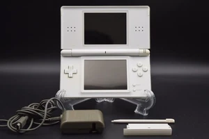 【Read】Nintendo DS Lite Crystal White  Region Free, Working Good, With AC Charger - Picture 1 of 12
