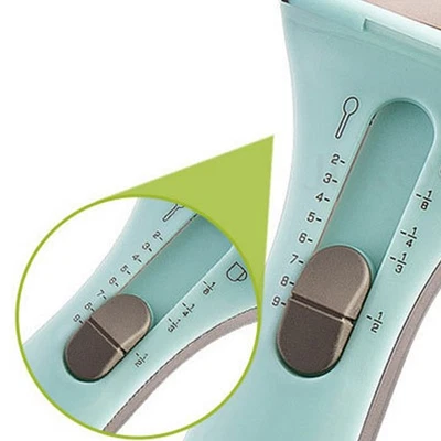 2x Adjustable Measuring Spoon Plastic Measuring Scoops Cups For Baking Cooking - Image 1 of 4