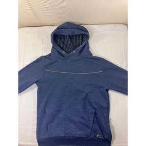 Ubi Workshop Hoodie Mens Size S Egyptian Hieroglyphs Ubisoft Blue - Picture 1 of 9