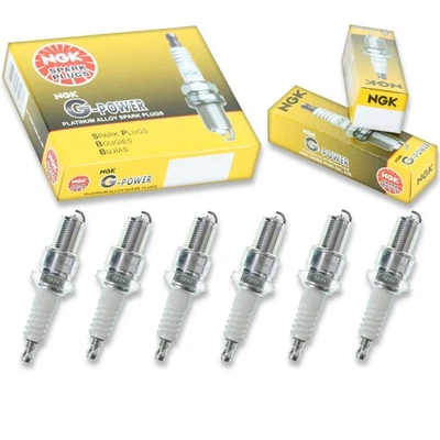 6 peças velas de ignição NGK G-Power para 1966-1967 Mercedes-Benz 250SE 2.5L L6 - tg - Imagem 1 de 4