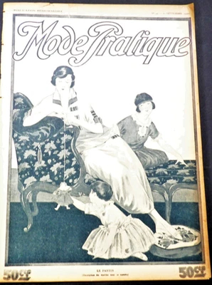 La Mode Pratique – 11 September,1920, No.37 French Fashion Magazine. - Image 1 of 4