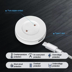 Chargeur USB sans fil station d'accueil pour montres intelligentes charge - Photo 1 sur 5