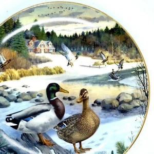 Piatto BART JERNER 1986 "Il Mallard" Vivere con la Natura Collezione - Foto 1 di 4