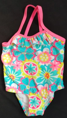 BAÑADOR NIÑA 3-6 MESES ESTAMPADO FLORAL 1 PIEZA - ROPA NUEVA Foto 1 de 2