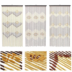 Bamboo Wooden String Door Curtain Screen Beads Hanging Doorway Blinds 180 x 90CM
