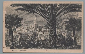 CR1432 - Cartoline Pittorica: Merano - Panorama - viagg. Senza franc. - Imagen 1 de 1