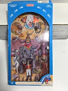 Vintage Schylling Toys hand-held circus-themed pinball game in box stop - Picture 1 of 1