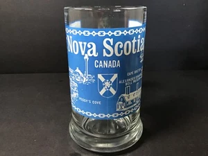 Nova Scotia Canada Souvenir Glass Beer Mug - 14 Oz - Picture 1 of 4