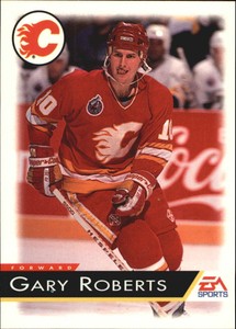 1994 EA Sports Calgary Flames Hockey Card #22 Gary Roberts
