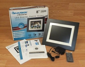 Panimage By Pandigital 8" LED Digital Photo Frame Store Up to 1600 Images *READ* - Picture 1 of 9