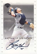 1996 Leaf Signature Extended Autograph #90 Brian Johnson AUTO San Diego Padres