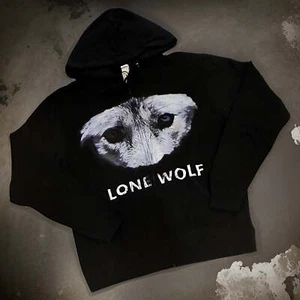 *DESIGN BY HUMANS* (BLACK) ZIP UP HOODIE (DISTRESSED LOGO STYLE) - Bild 1 von 3