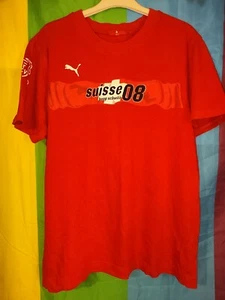 Puma Switzerland Cotton football shirt mens size M - Picture 1 of 10