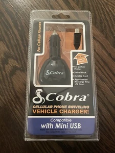 Verizon Cobra Universal Cell Phone Vehicle Car Charger with Mini-USB Port New - Picture 1 of 4