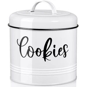Vintage Cookie Jars with Airtight Lid for Kitchen Counter Candy Cookies Dessert - Picture 1 of 7