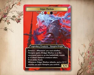 Edgar Markov #2 - High Quality Custom Card [ Alternative Custom Art ] - Picture 1 of 1