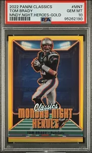 2022 Panini Classics โ MNF Heroes Gold (#/99) โ Tom Brady โ ๐ MINT PSA 10 - Picture 1 of 3