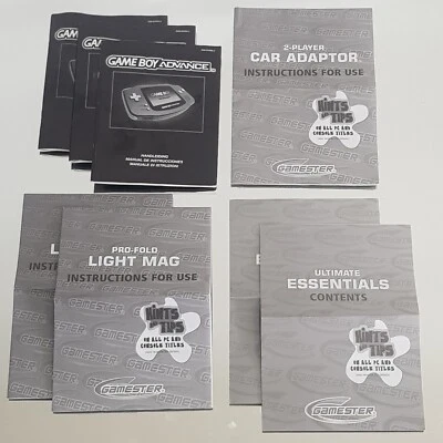 ⭐AUTHENTIC⭐Assorted Instruction Manual Booklets Gameboy Advance GBA -FREEPOST UK - Image 1 of 4