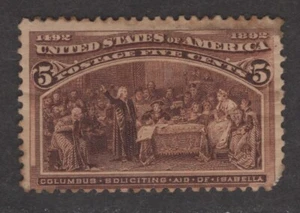 US Sc#234 M/NH/A-F, DG - Bild 1 von 2