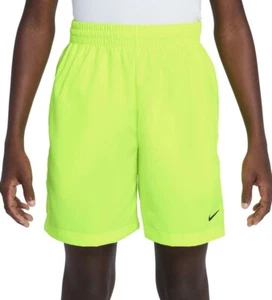 Nike Kids' Dri-FIT Multi Woven Shorts DX5382 Hi Viz Volt NEW L XL - Picture 1 of 6