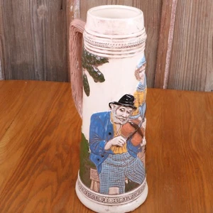 Vintage riesiger großer Bierstein Deutschland Mann fummelt mit Frau 15" 1978 - Bild 1 von 7