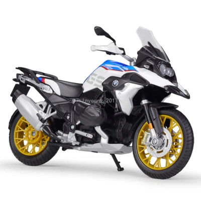 1:12 Scale 2018 BMW	R1250 GS Motorcycle Model Diecast Motorcycle Toys for Kids - Image 1 of 4