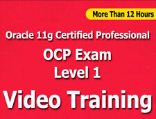 Tutoriel de formation vidéo professionnel certifié OCP niveau 1 Oracle 11g CBT 12+ heures