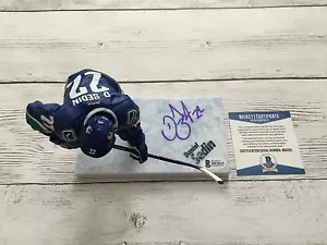 Daniel Sedin Firmado Autografiado Vancouver Canucks McFarlane Beckett Certificado de Autenticidad BAS a - Imagen 1 de 4
