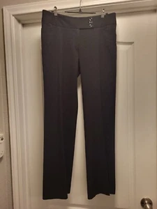 White House Black Market Legacy Pants Womens 10R Black Modern Boot Office Basic - Picture 1 of 3