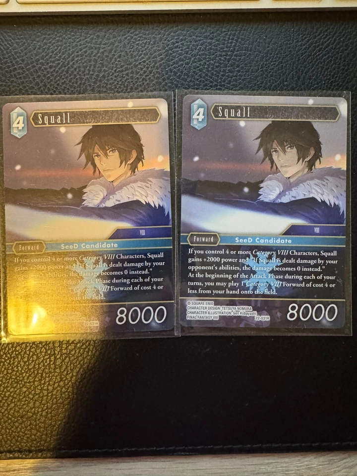 Final Fantasy TCG Hidden Hope - Squall 22-031H - Non Foil Hero x2 - Image 1 of 1