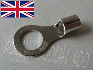 RING Crimpklemmen - M3 M4 M5 M6 - Kabelstecker - 0,5 mm2 - 4,0 mm2 - UK - Bild 1 von 26
