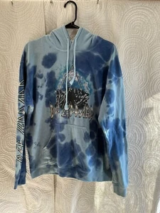 Def Leppard Rock Band Hoodie Cotton Blend Men's Blue Hooded Jacket Size M - Picture 1 of 12