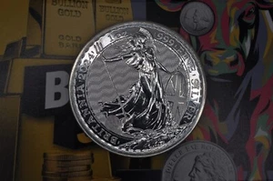 2024 1oz Silve BRITANNIA 1oz Coin UK Royal Mint Bullion coins in capsules - Picture 1 of 2
