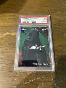 2018 Finest Star Wars  The Emperor Green Refractor #90 2/99 PSA 9 MINT - Picture 1 of 2