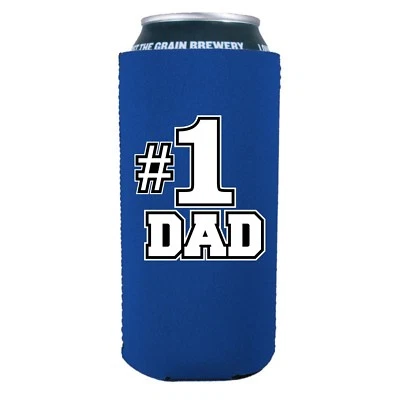 #1 Papá Día del Padre 16 oz lata Coolie, elección de color, libra, regalo Foto 1 de 3