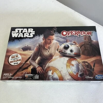 OPERATION Disney Star Wars Edition BB-8 Droid Classic Hasbro Game New SEALED - Image 1 of 4