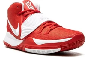Nike Kyrie 6 TB Promo Men’s Shoe Field Gym Red/White-White CW4142-600 Sz 7.5 EUC - Picture 1 of 10