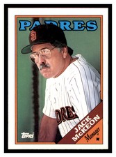 1988 Topps Traded #69T JACK MCKEON San Diego Padres