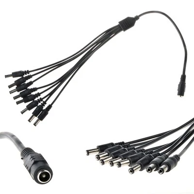 ABLEGRID 8-Way Power Cord Cable For MC5 MC8 9 Volt Daisy Chain Fit Boss Line 6 MXR Pedals