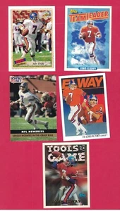 5 John Elway Cards 4 - Picture 1 of 2