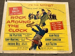 ROCK AROUND THE CLOCK original U.S HALF SHEET 22X28 -BILL HALEY -ROCK N ROLL - Picture 1 of 1