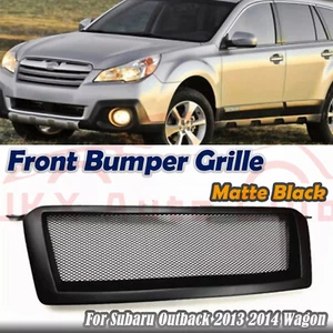 Mate Black Front Bumper Hood Grill Grille p For Subaru Outback Wagon 2013-2014 - Picture 1 of 9