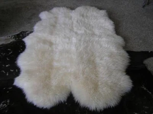 Genuine Sheepskin Area Rug Pelt Sofa Chair Large 6.7'x4' LUSH New Zealand - Picture 1 of 6