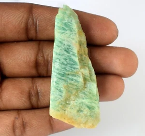 Afrikanischer grüner Amazonit 99 Ct/58 mm natürlicher heilender Edelstein grobes Exemplar - Bild 1 von 5