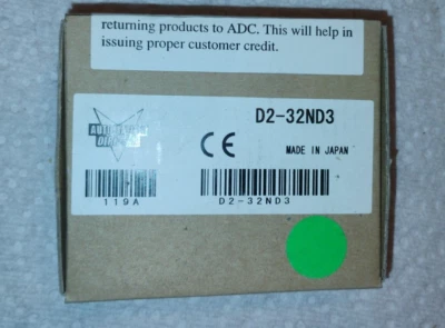 Automation Direct D2-32ND3 Discrete Input Module 32 point 24VDC - Sealed - Image 1 of 3