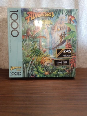 Hallmark Springbok Jigsaw Puzzle "Adventures Of The Jigsaw Jungle" 1000 Pc NOS - Image 1 of 4