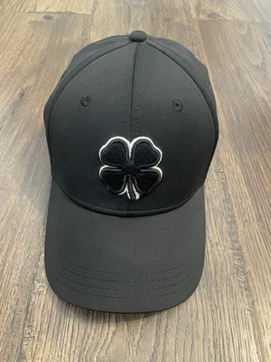Gorra de béisbol Black Clover Premium Clover 2 talla S/M Flexfit absorbente negra/blanca Foto 1 de 4