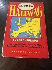 Mappa Hallwag Europa pieghevole 39” X 34” non piegata - Foto 1 di 5
